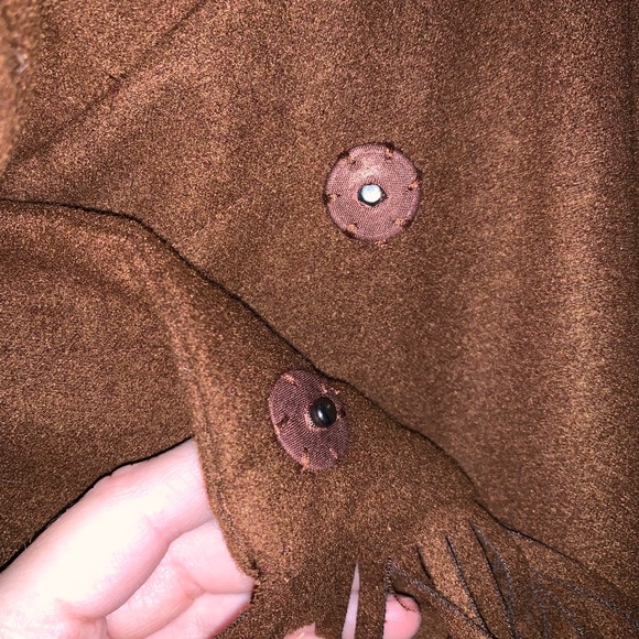 BB DAKOTA brown fringe jacket - Picture 3 of 8